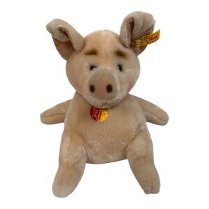 Steiff The Pig Das Schwein 056963 Sitting Humorous Animal Stories Tags Germany